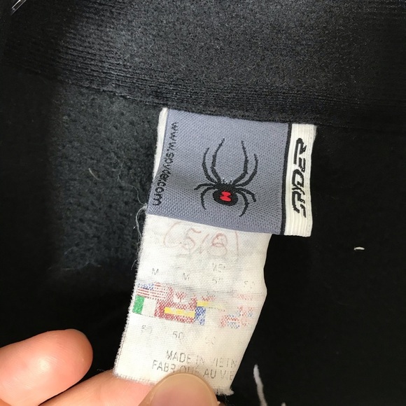 3/$30 Spyder | Men's Black Full Zip Fleece Jacket M - Picture 4 of 6